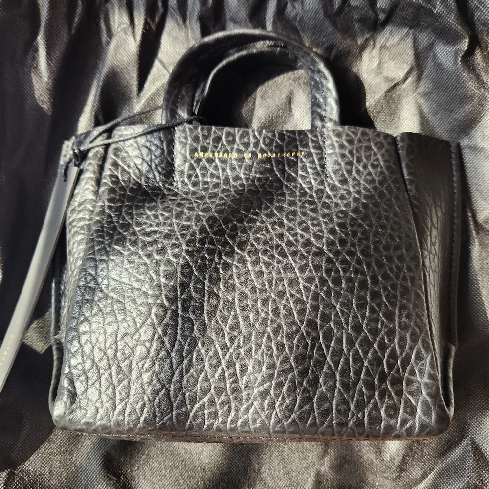 Ampersand As Apostrophe Black Buffalo Micro Tote NWT - Picture 12 of 12